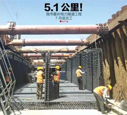 煙臺(tái)最長(zhǎng)電力隧道工程7月底完工，工程發(fā)電機(jī)組功不可沒(méi)