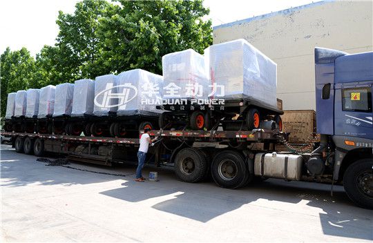 批量發(fā)貨才夠爽！10臺100kw華全濰柴發(fā)電機(jī)組發(fā)往吉林！